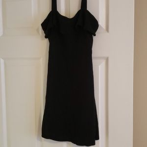 Girls black mini dress